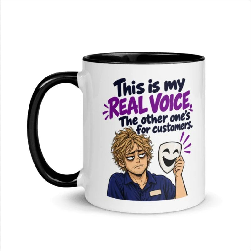 This Is My Real Voice Mug